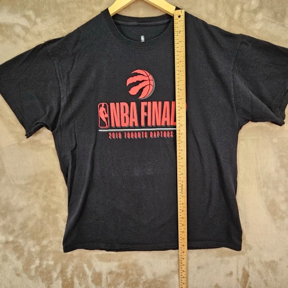 Toronto Raptors 2019 NBA Finals T-Shirt Mens Size XL Black Short Sleeve Fan Gear - Picture 3 of 10